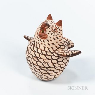 Contemporary Zuni Pottery Bird