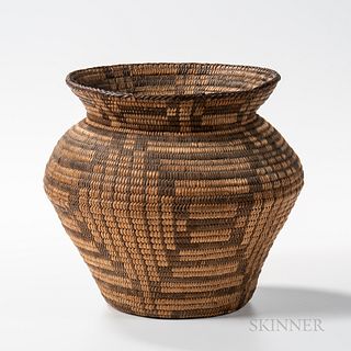 Pima Basketry Storage Jar