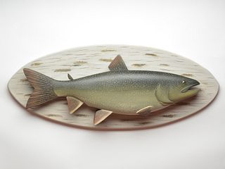 Large fish plaque, George Strunk, Glendora, New Jersey.