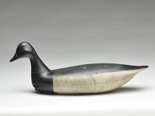 Hollow carved brant, Nathan Rowley Horner, West Creek, New Jersey, 1st quarter 20th century.