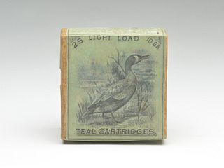 Rare and desirable shot shell box, Chamberlin Cartridge Company.
