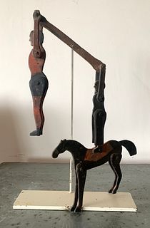 Folk Art Balancing Toy- ex Barenholtz collection