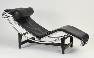 Leather Le Corbusier LC4 Chaise Lounge