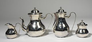 Fine Buccellati four-piece sterling tea set