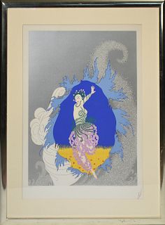 Pencil signed Erte limited edition serigraph
