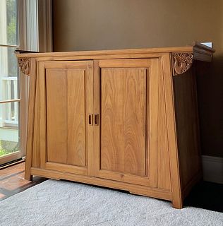 Large Asian two door cabinet