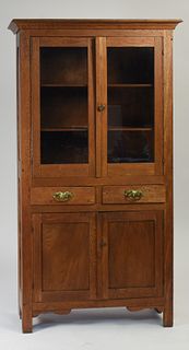 Victorian oak cabinet 