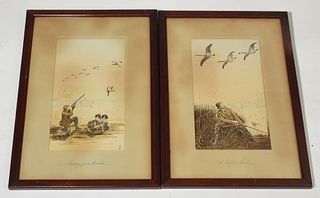 Two sporting lithographs