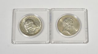 1918 Lincoln with 1927 Vermont halves