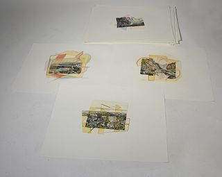 Collection of modern artworks signed Maistrovski