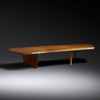 George Nakashima, Slab coffee table from the Collection of Andy Warhol