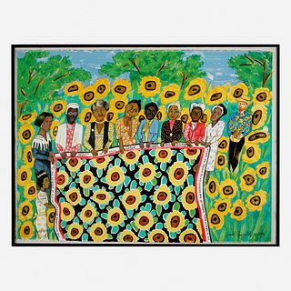 Faith Ringgold, The Sunflower Quilting Bee at Arles