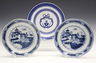 3 Chinese Export Plates