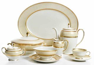 118 Pieces of Gilt Rosenthal Porcelain Service