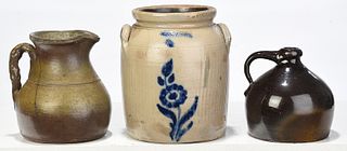 Three Stoneware Vessels
