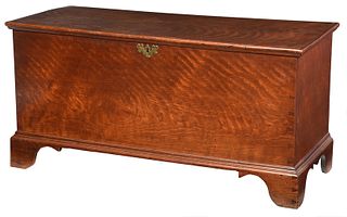 American Chippendale Figured Cherry Chest