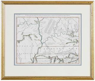 Antonio Zatta Map of North Carolina and Virginia