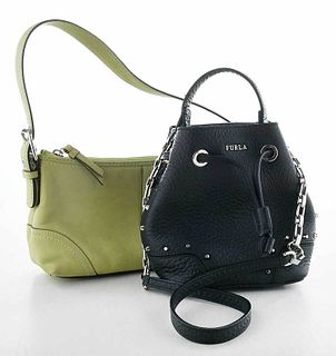 Furla and Coach Designer Leather Handbags