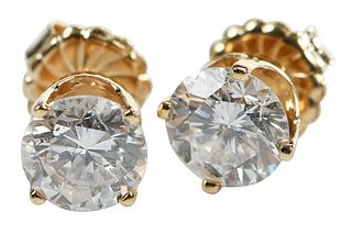 14kt. Diamond Earrings