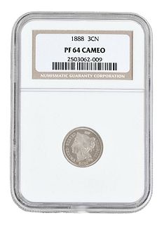 1888 Three Cent Nickel Proof 