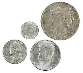 Over $225 Face Value in Silver Coinage 