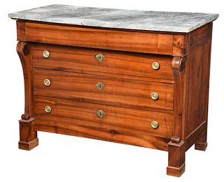 Classical Marble Top Commode