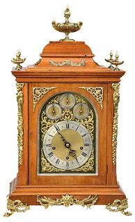 Regency Style Westminster Chiming Bracket Clock