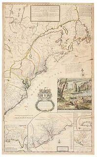Herman Moll - Map of North America, 1715