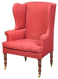 American Federal Scalamandre Upholstered Easy Chair