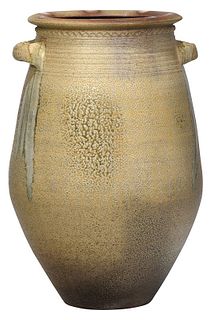 Monumental Donna Craven Stoneware Floor Vase