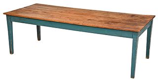 Southern Federal Pine and Painted Farm Table