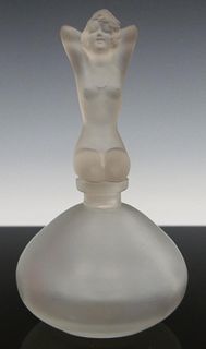LOVELY NUDE FROSTED PERFUME MANNER OF LALIQUE