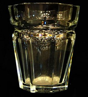 BACCARAT FRENCH CLEAR CRYSTAL ICE BUCKET