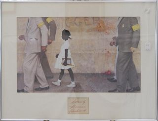 NORMAN ROCKWELL (USA 1894-1978) SIGNED PRINT