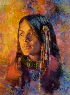 Thomas P. Darro | Young Chiricahua Apache Girl