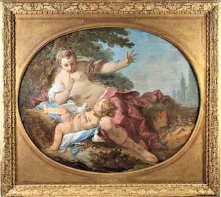 Attrib. Francois Boucher (1703-1770) French O/C
