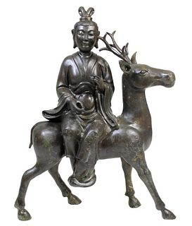 Chinese Bronze Immortal Qing Dynasty
