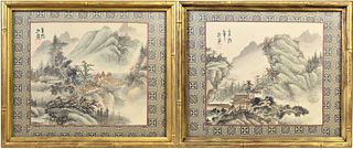 Pair of Chinese Landscape Scenes