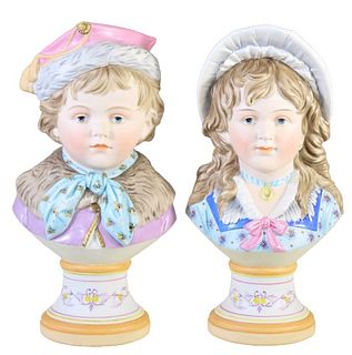 Pair of French Busts