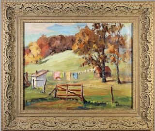 Dorothy Frantz (1904-1972) American, Oil on Canvas