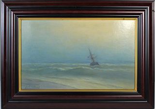 Attrib. Ivan Aivazovsky (1817-1900), Oil on Board