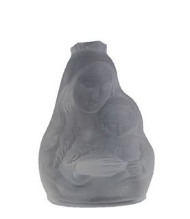 Madonna and Child Glass Figure