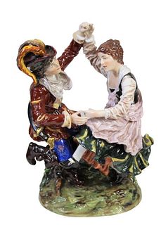 Germany Porcelain Figurine of Dancing Couple