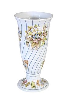 Italian Deruta Terracotta Porcelain Vase