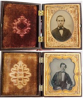 U.S. Thermoplastic Cases with Photos 1850's