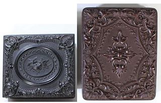U..S. Thermoplastic Cases with Tintypes 1850's