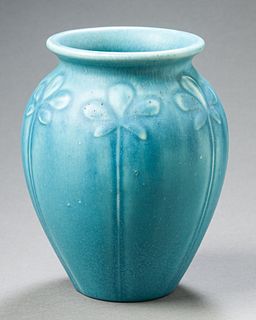 Rookwood Pottery Blue Matte Vase.