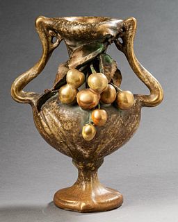 Art Nouveau Amphora Art Pottery Vase.