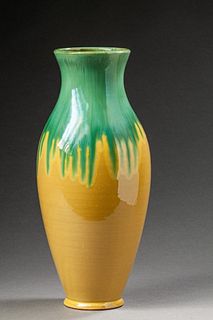 Large Anton Lang Art Pottery Vase.