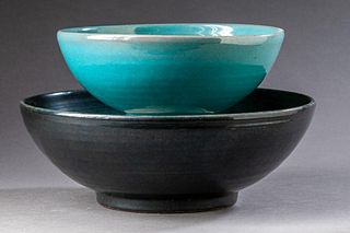 Two Bowls by Rowantrees, Blue Hill, Maine. 
